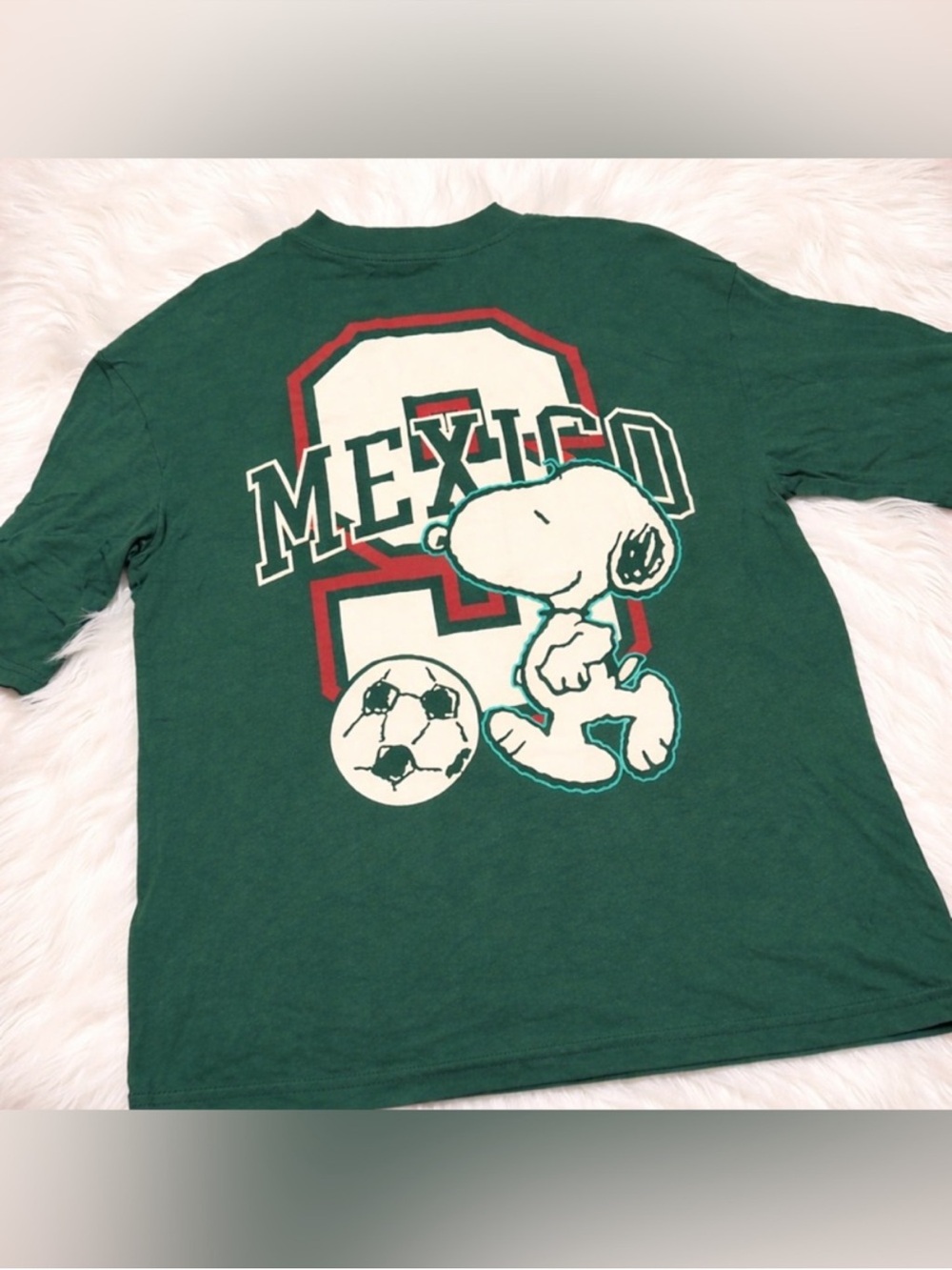 Snoopy Mexico Shirt - Jersey Style - Picture 2 of 2
